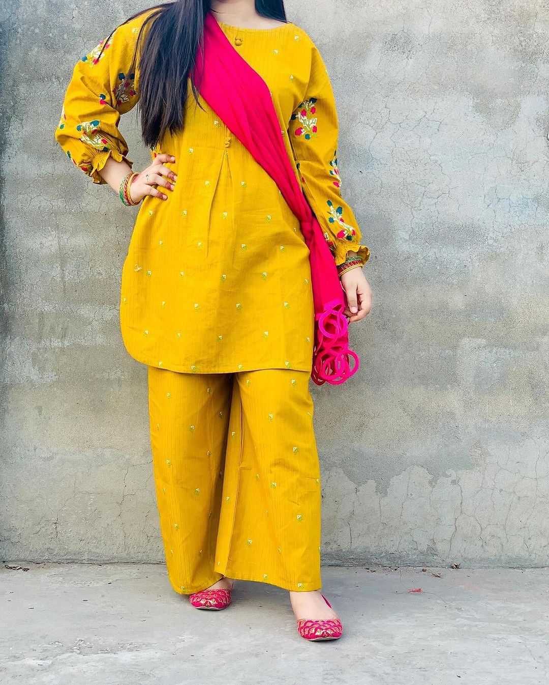 Cross-Stitch Plazzo Embroidery 2PC Suit | Libaas e Resham